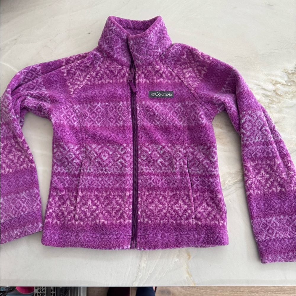 Columbia Purple Fleece Kids XS